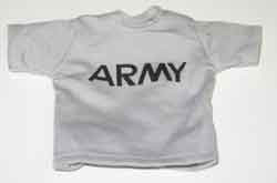 Soldier Story Loose 1/6th T-Shirt (Grey) ARMY Text #SSL4-U902