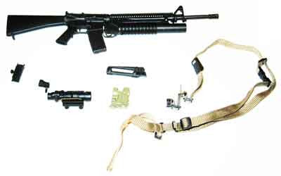 Soldier Story Loose 1/6th M16A4 (w/M203 & Accessories) #SSL4-W550