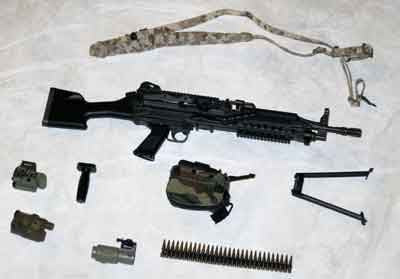 Soldier Story Loose 1/6th MK46 MOD1 Machine Gun (w/Accessories) #SSL4-W701