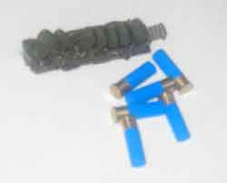 Soldier Story Loose 1/6th Shotgun Shells (Blue 6x w/OD Holder) #SSL4-X303