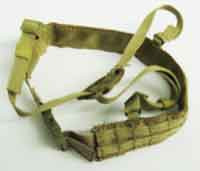 Soldier Story Loose 1/6th TT Padded Web Belt w/Suspenders (Coyote) #SSL4-Y104
