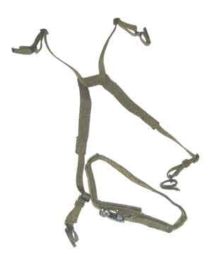 Soldier Story Loose 1/6th Web Belt w/Suspenders (OD) #SSL4-Y120