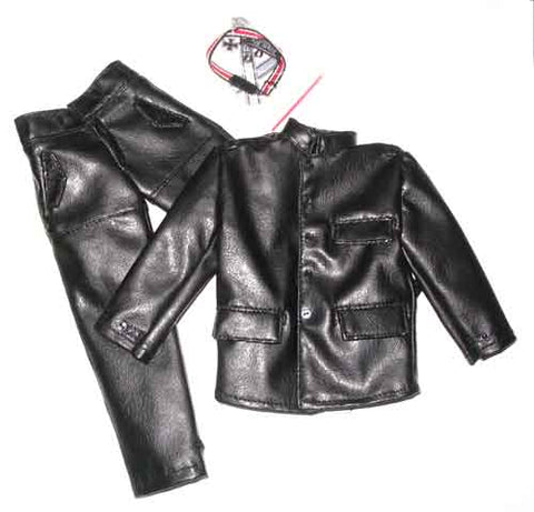 TOYS CITY Loose 1/6 WWII German KM Leather Jacket/Trousers (Black,w/Medals,Emblems) #TCG1-U220