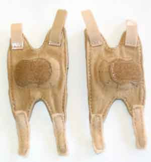 Toy Soldier Loose 1/6th Hellstorm-style Knee Pads Tan Color Modern Era #TSL4-A103