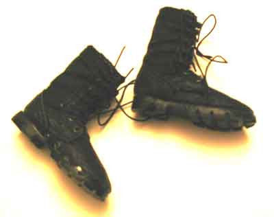 Toy Soldier Loose 1/6th US Army Boots Black Color Modern Era #TSL4-F300