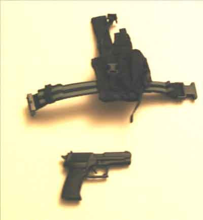 Toy Soldier Loose 1/6th Sig P226 Die-Cast Pistol w/SAS MkV Holster Modern Era #TSL4-W300