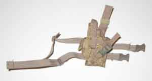 ZY TOYS Loose 1/6 Modern Tactical Holster (Khaki/Left Handed) #ZYL4-Y900